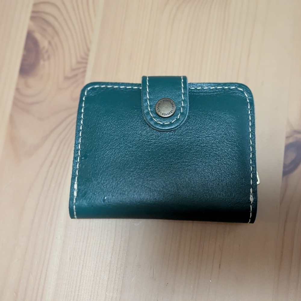 Portland Leather Goods Mini Bifold Peacock